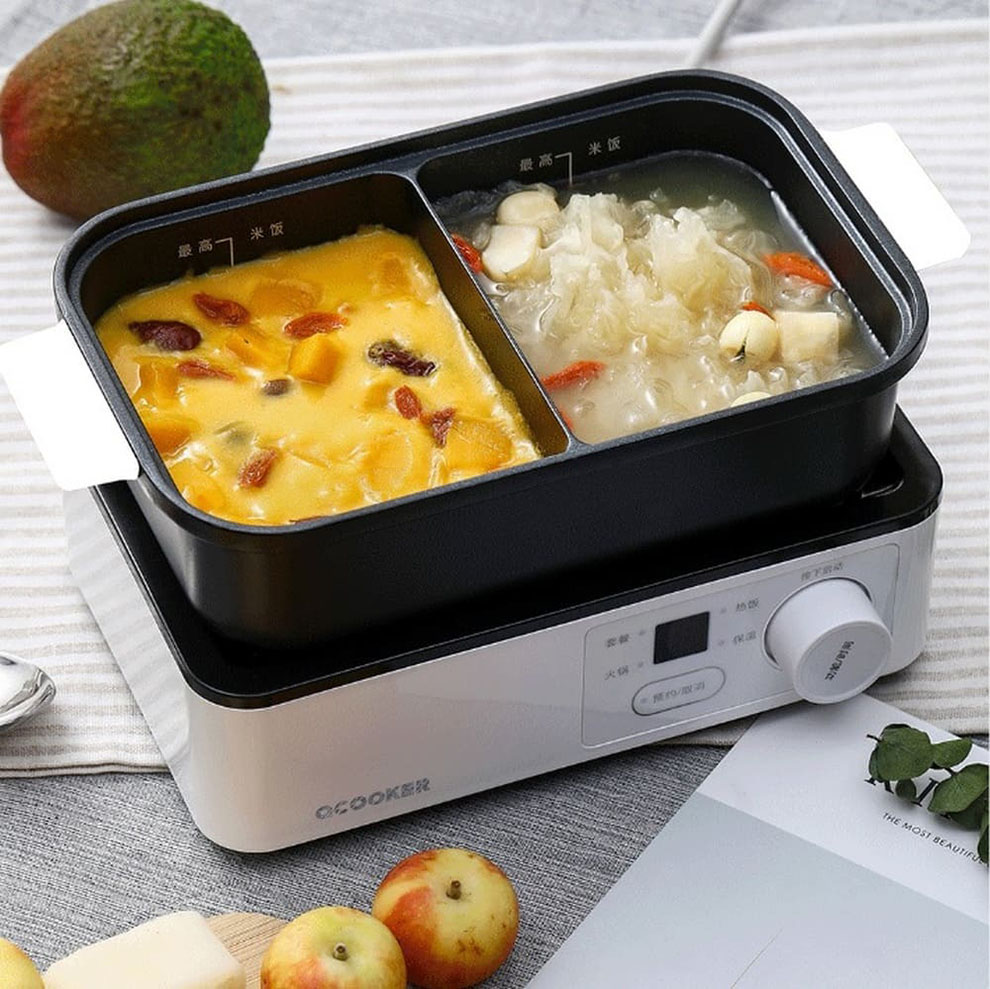 Мультифункциональная плита Qcooker Kitchen Mini Lunch Machine (CR-TC01)